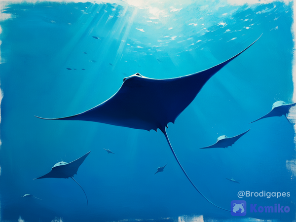 Flight of the Mantas