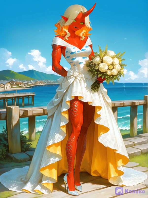 Oni bride waiting for you!