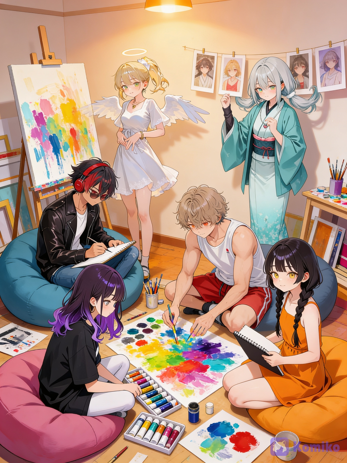 this is kinda cute (all of my 1st oc's collab)