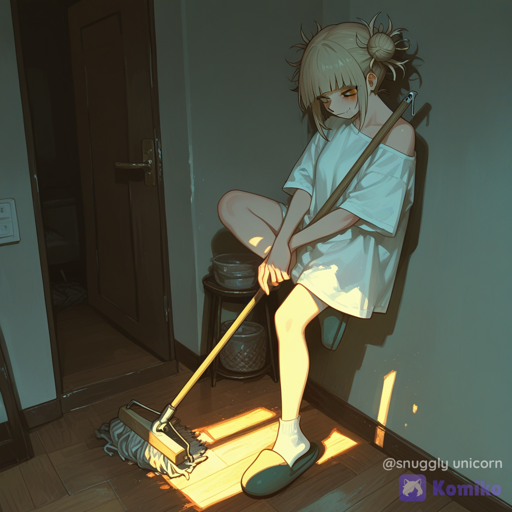 Himiko Toga san, limpia su hogar