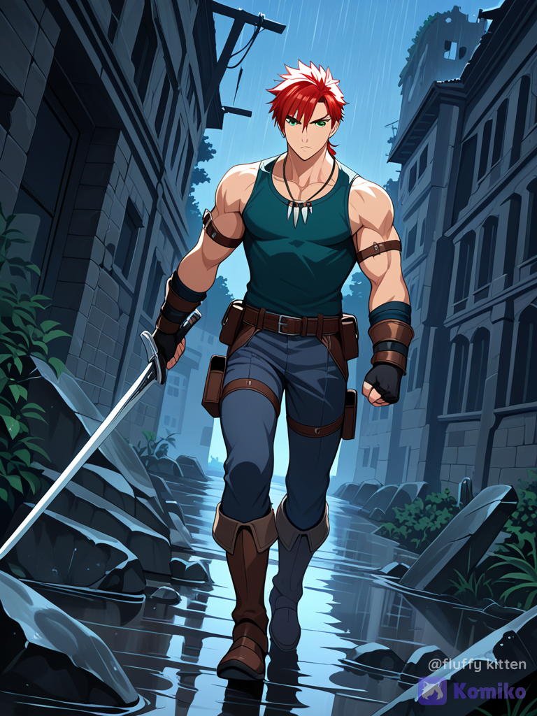 Man with a sword