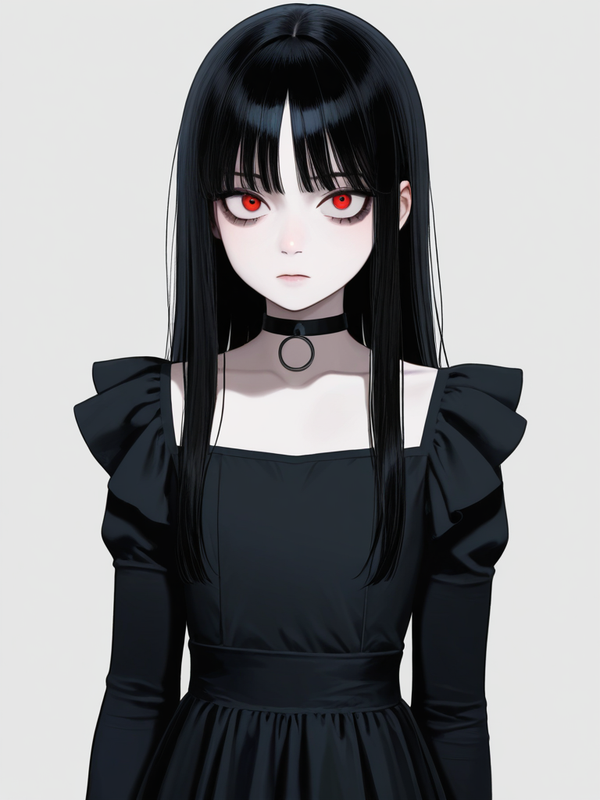 My lil goth girl