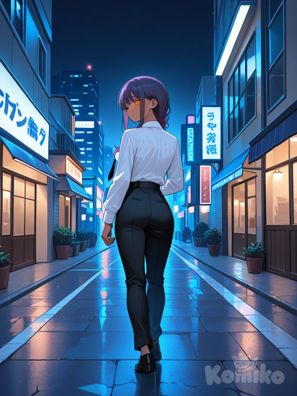 Midnight Alley Vibes 💜🌃