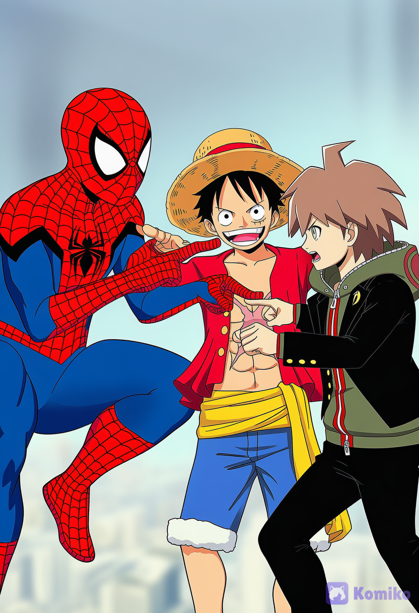 Recreating spider man pointing meme