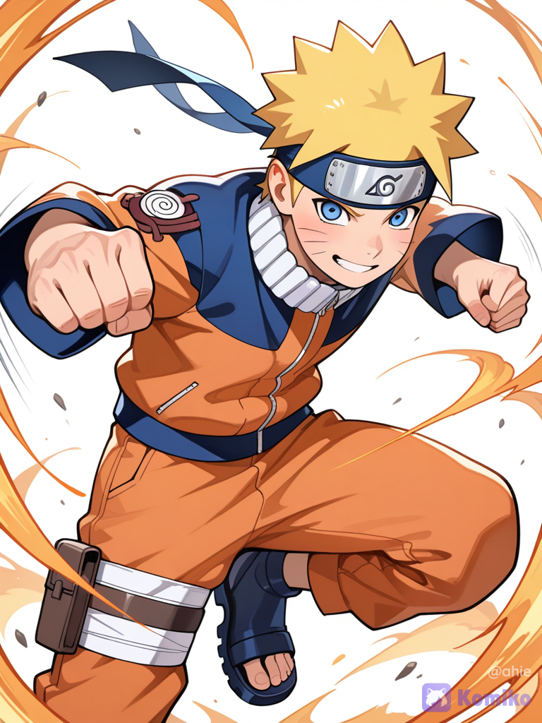 Naruto's Epic Punch! ✨