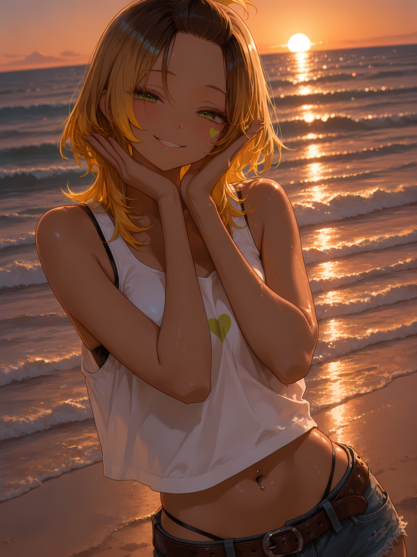 “be honest… am i cute?~”