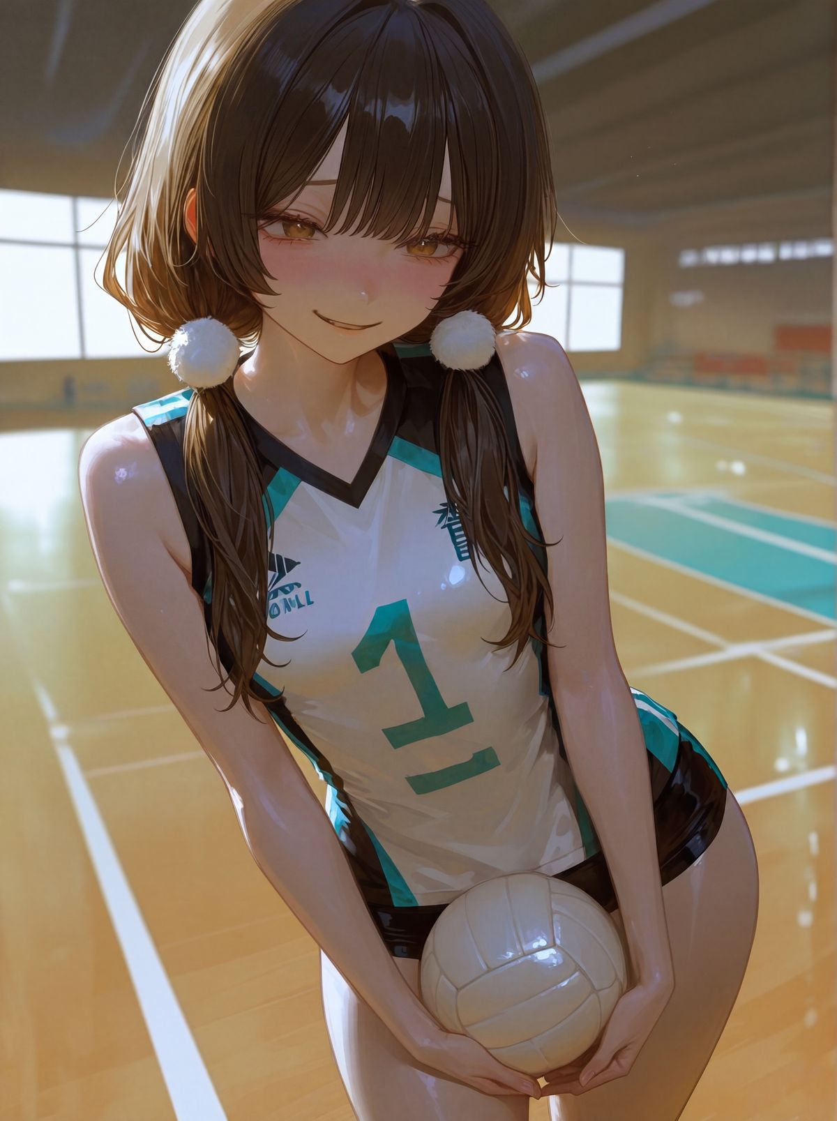 Hina in Volleyball Club