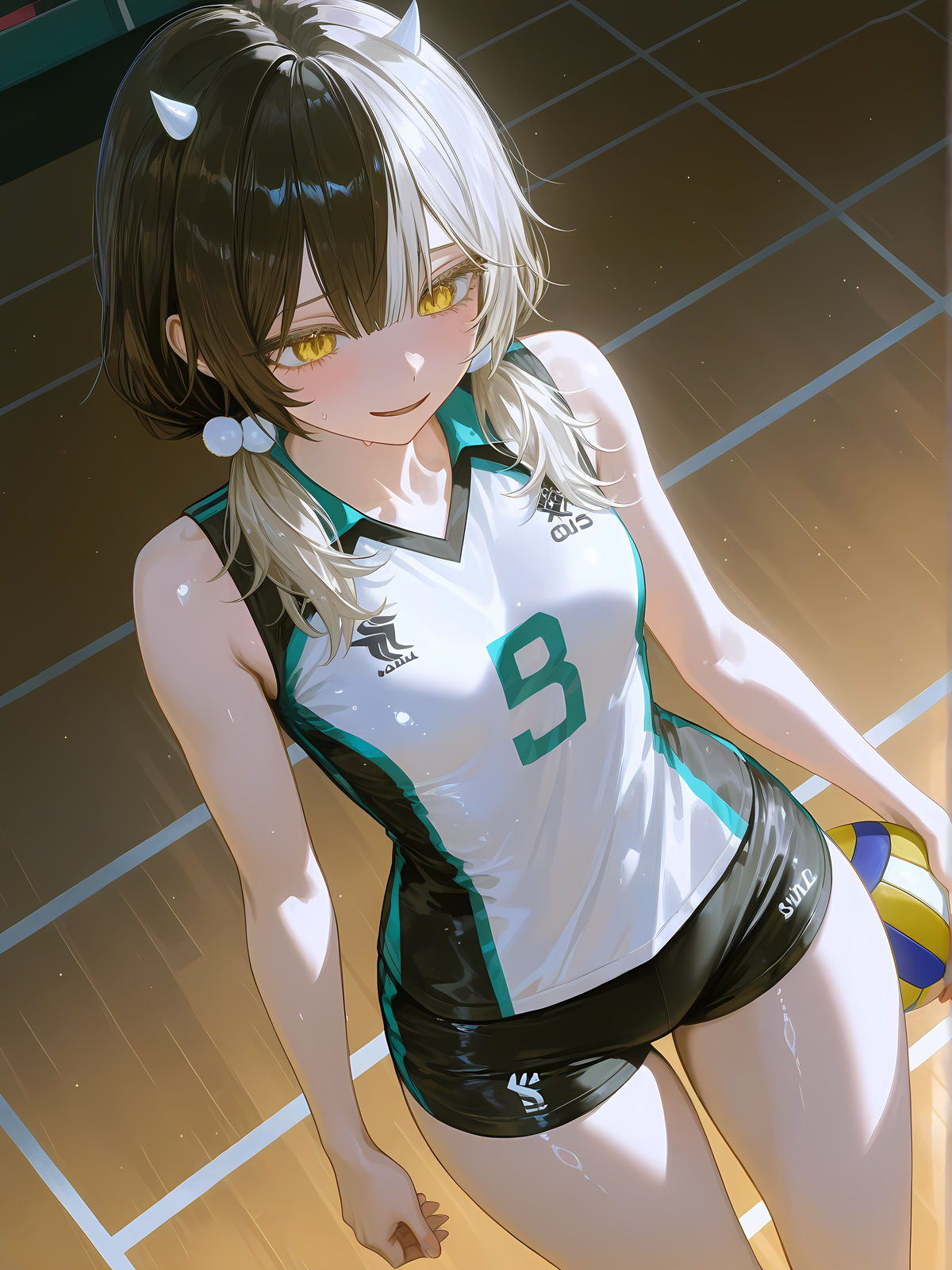 Hina in Volleyball Club