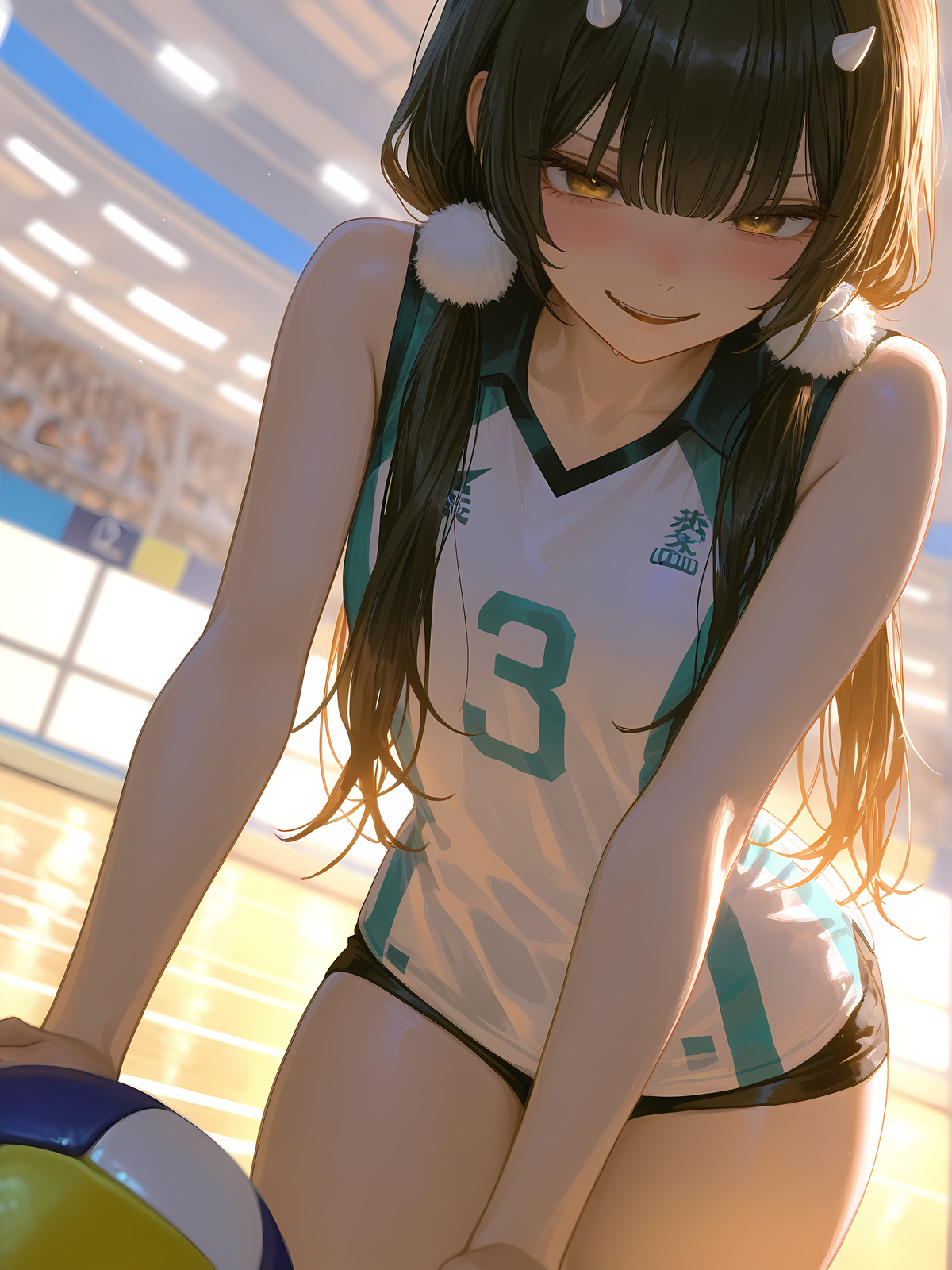 Hina in Volleyball Club