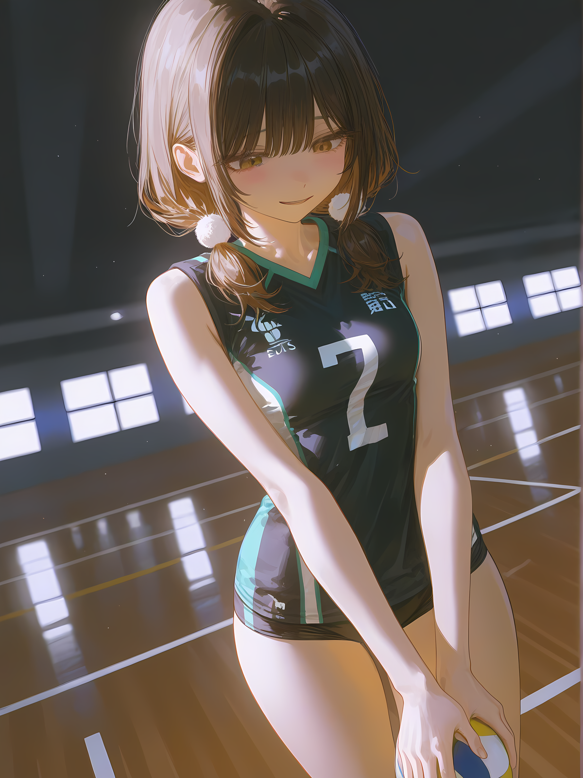 Hina in Volleyball Club