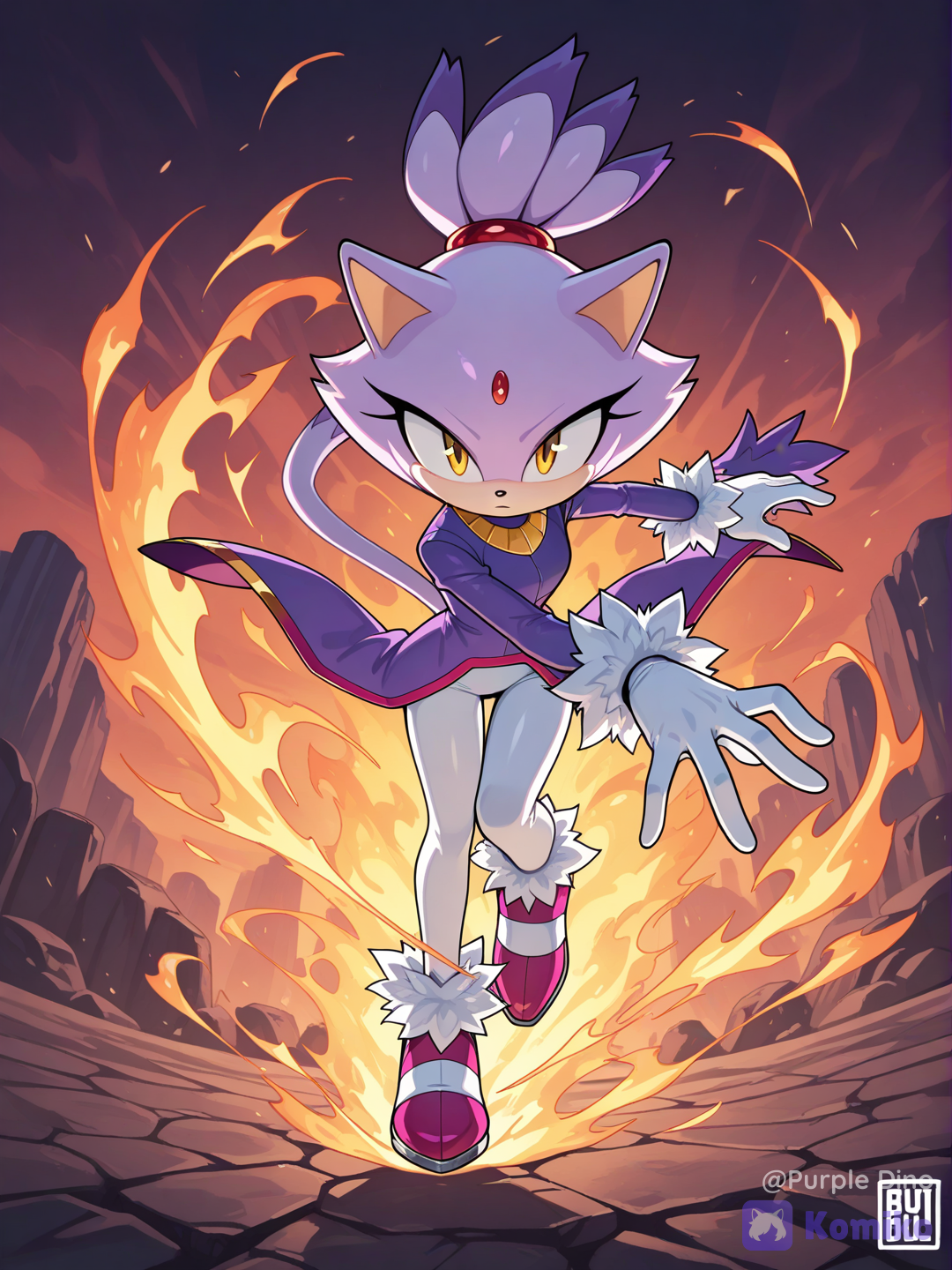 Blaze the cat
