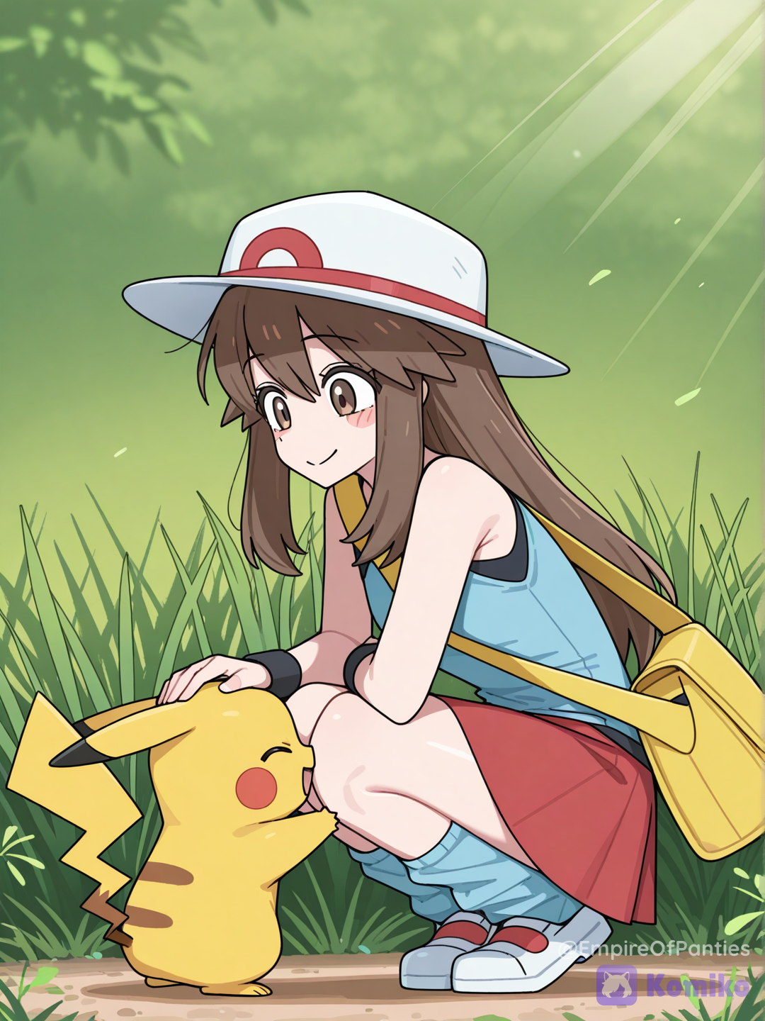 Leaf & Pikachu