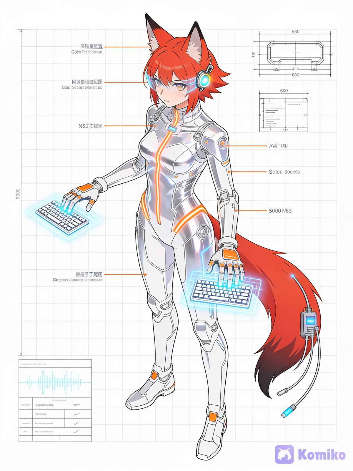 Red Fox Netrunner