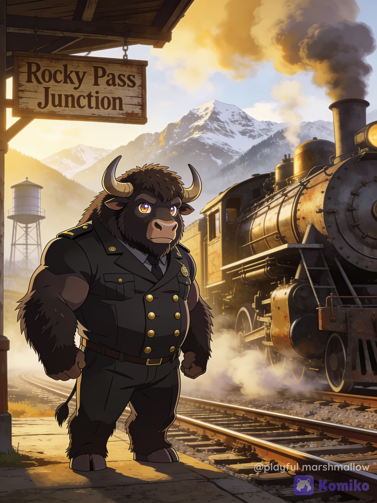 Brock Hollow – Bison Train Conductor