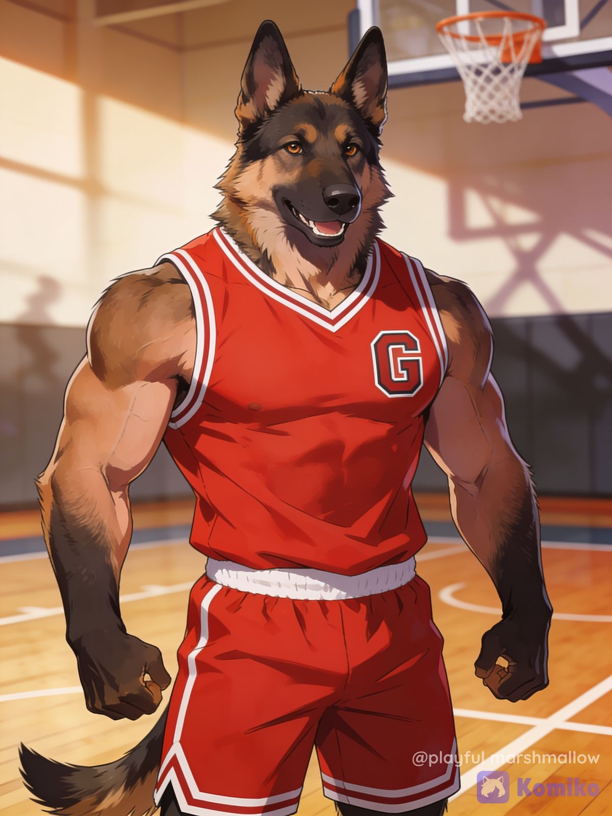 German Shepherd Athlete