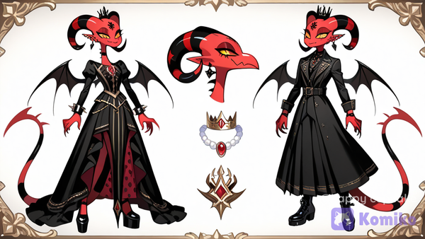 Blitzo's Royal Princess Era 👑🖤