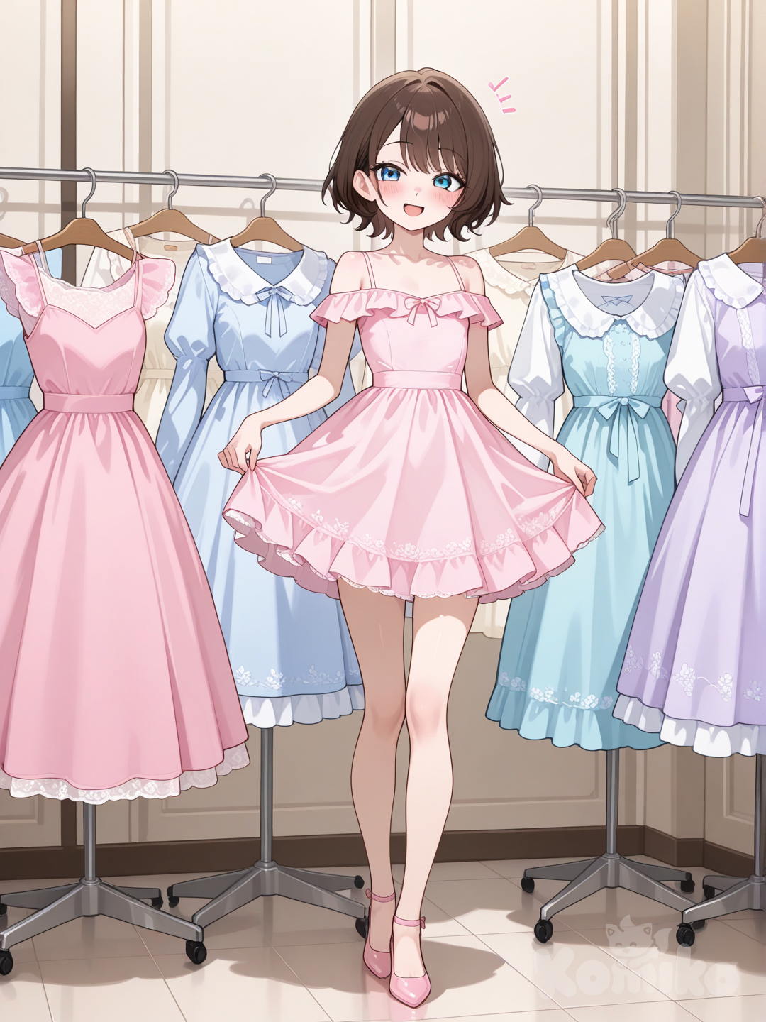 Dress shopping (Casey Rose transgender story part 2)