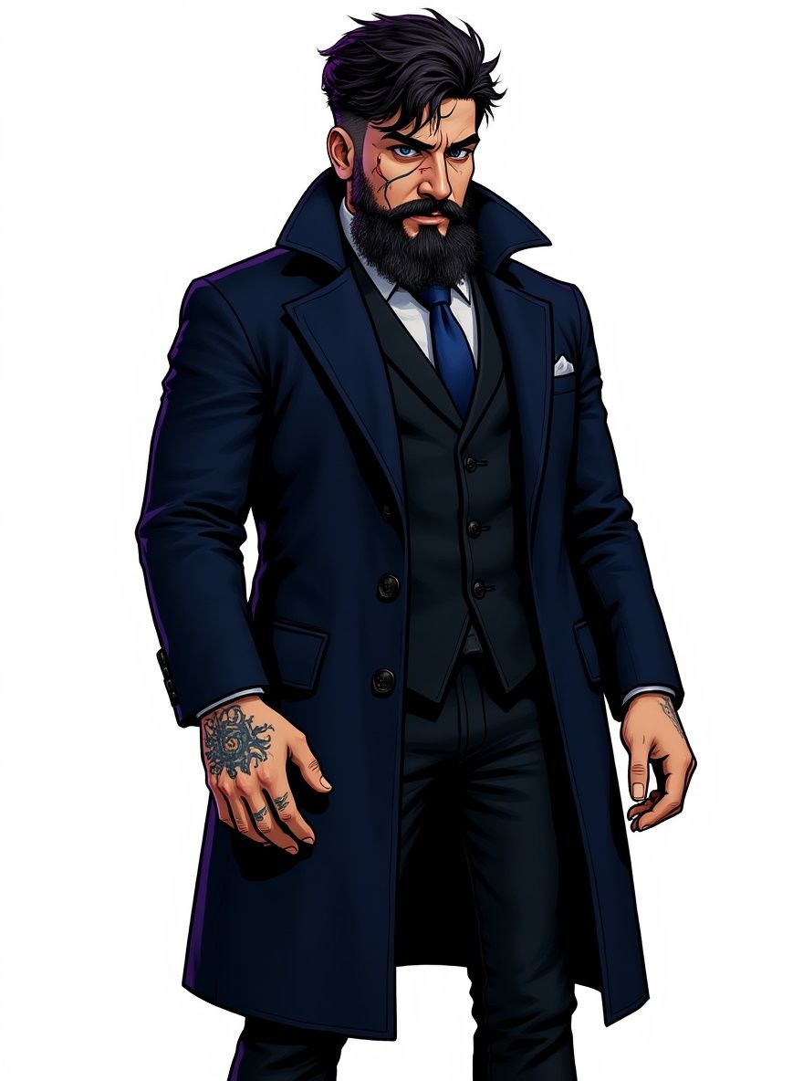 Dapper Scarred Hunk ˃ᴗ˂