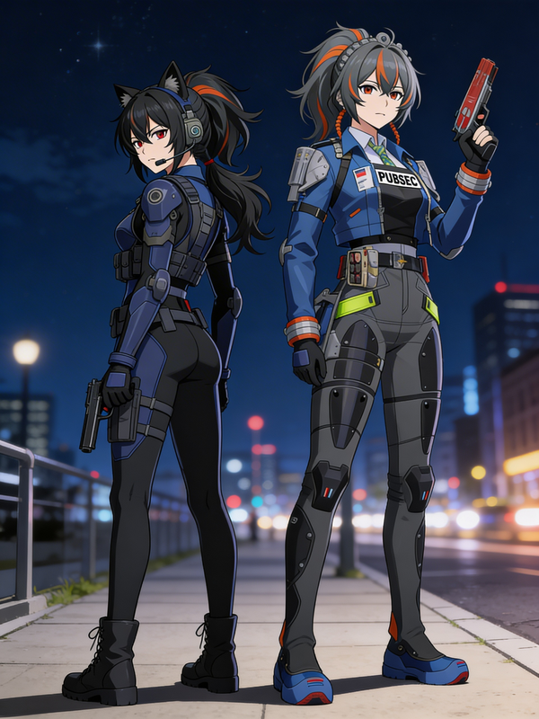 The Merc and The Officer