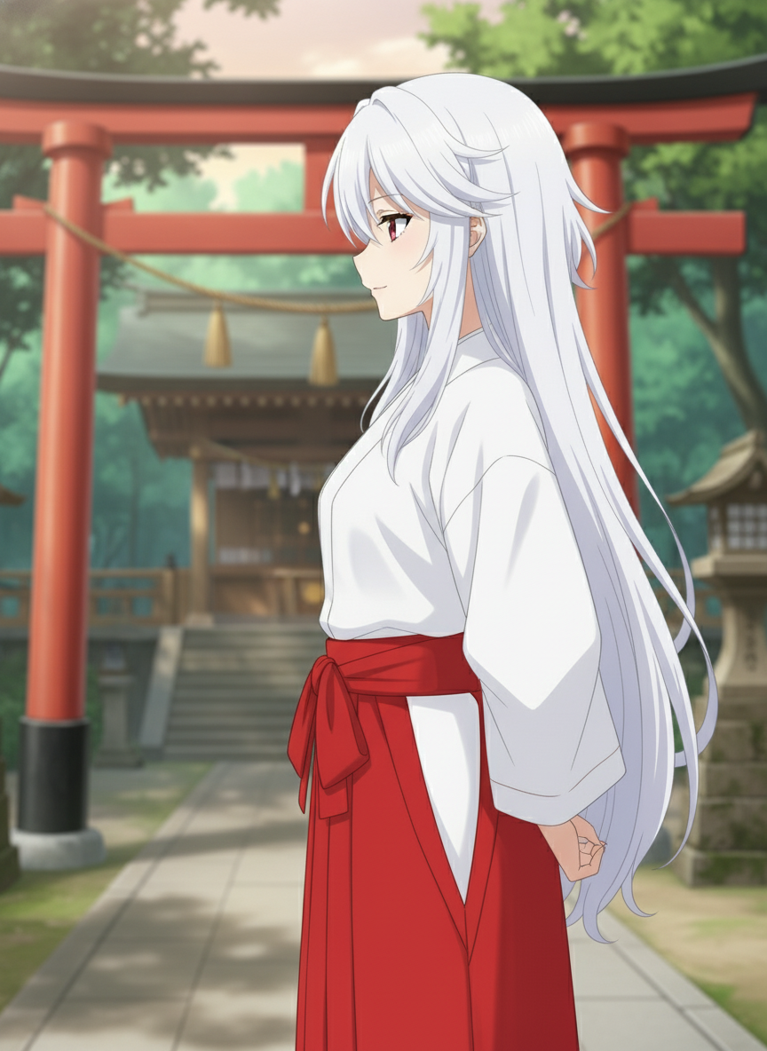 A Kind Shrine Maiden by Day