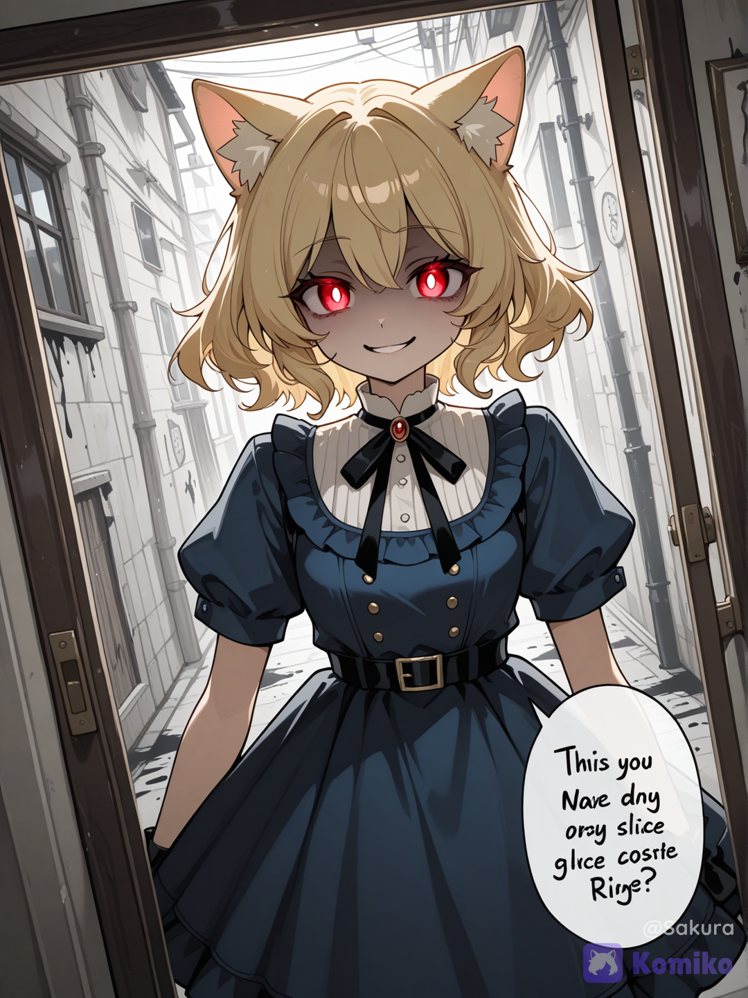 She found you