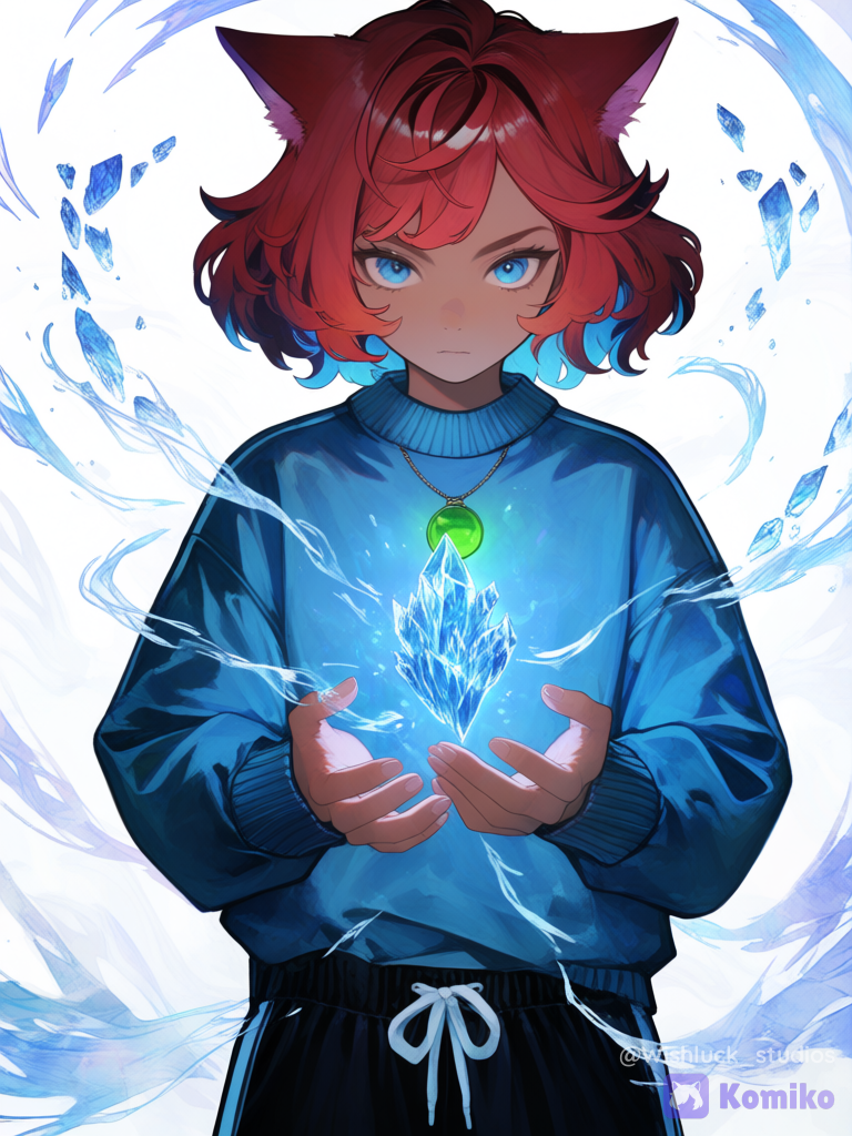 Ruby using her magic!!! :3