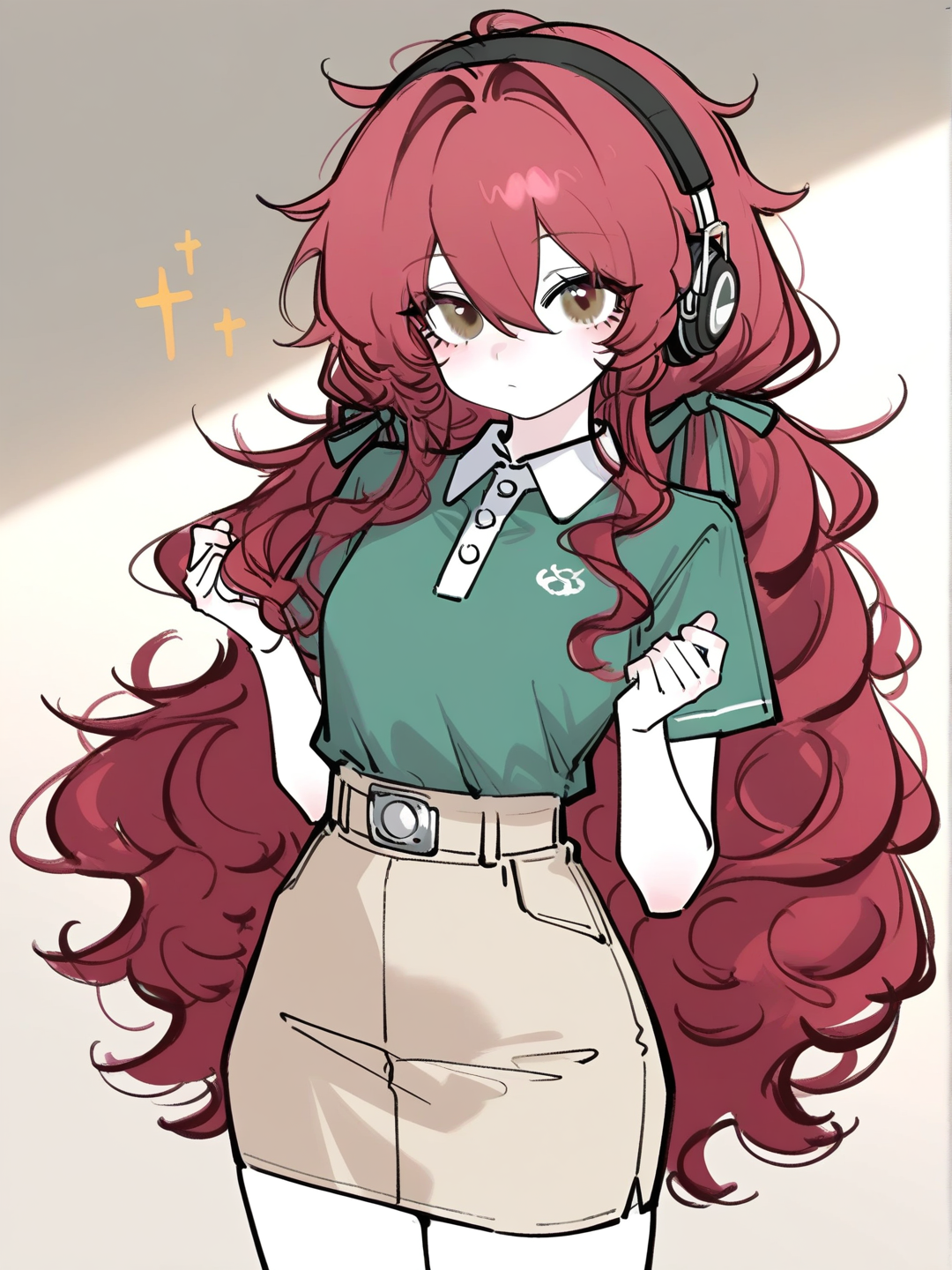 Seeing what I can make. This one, she's cute
