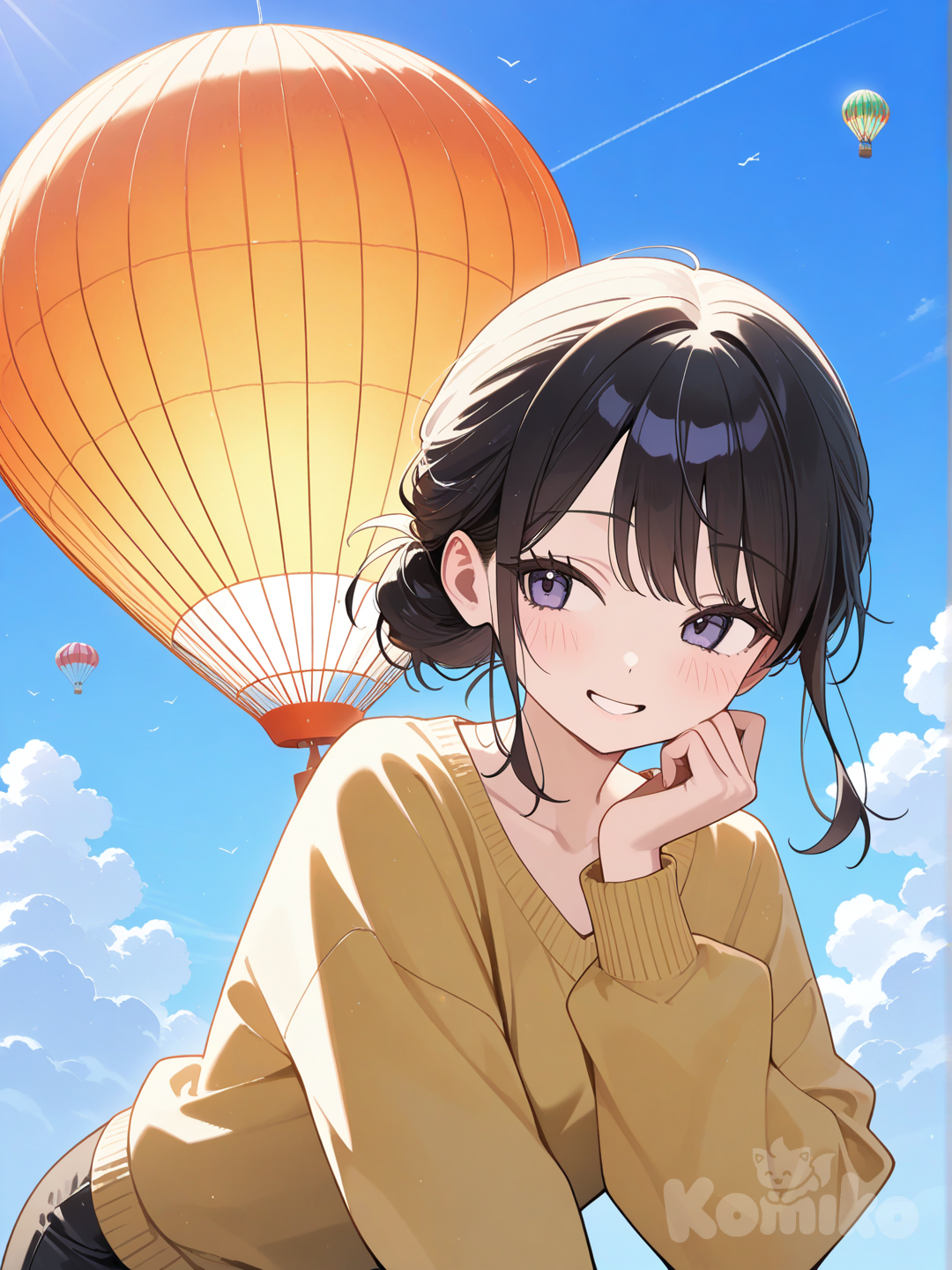 “Who’s Prettier? The Hot Air Balloon or Me?”