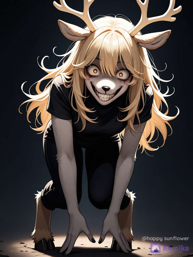 Scary deer