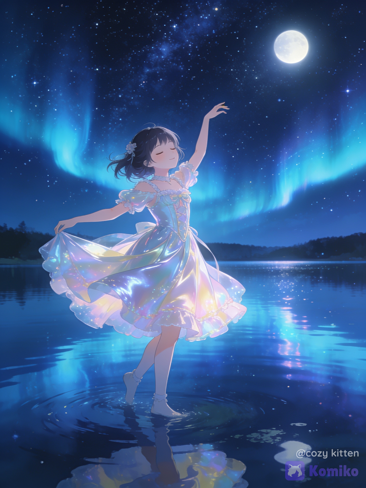 Moon and Girl