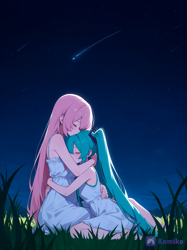 Miku & Luka's Starry Hug 🌠