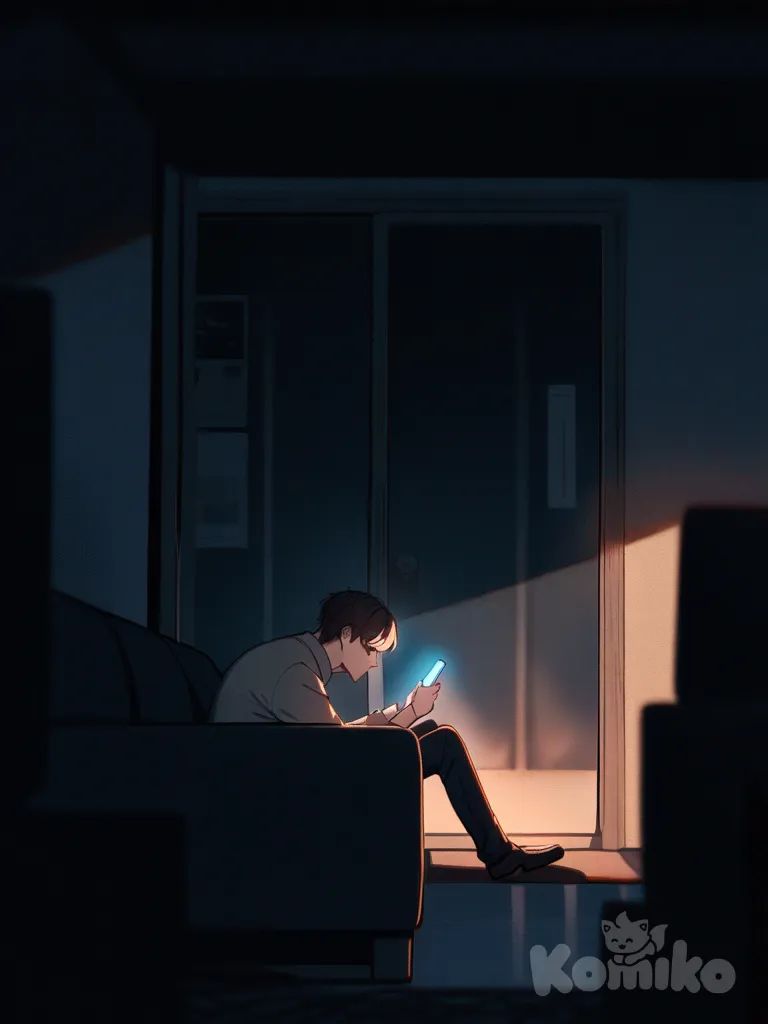  The silence feels heavy 
