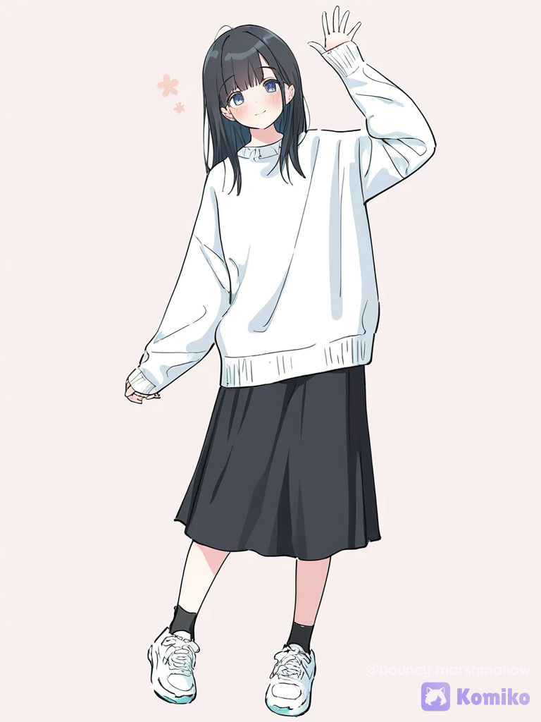 揮手的小可愛♡(´• ω •`)（Ai寫的呵呵）