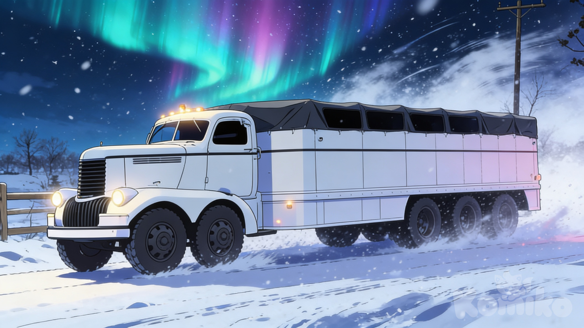 Trucking in the middle of nowhere 