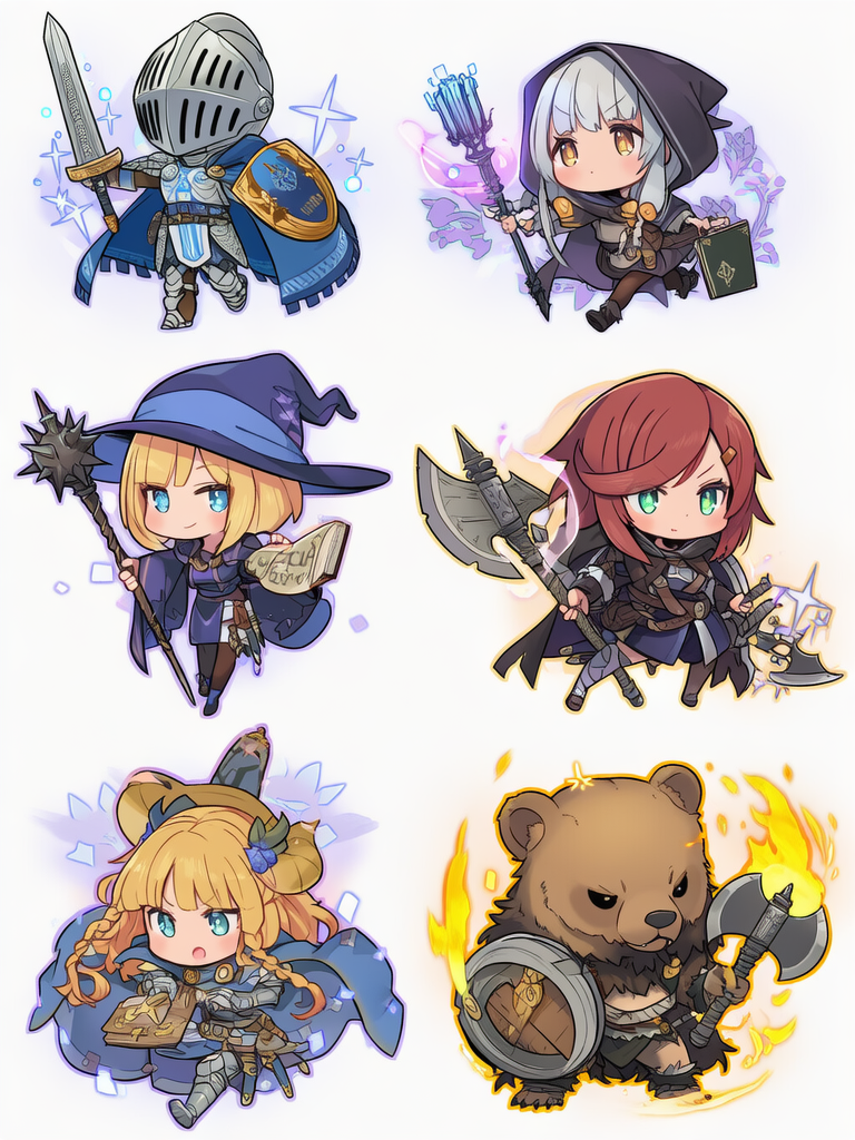 Adventure Komiko Stickers