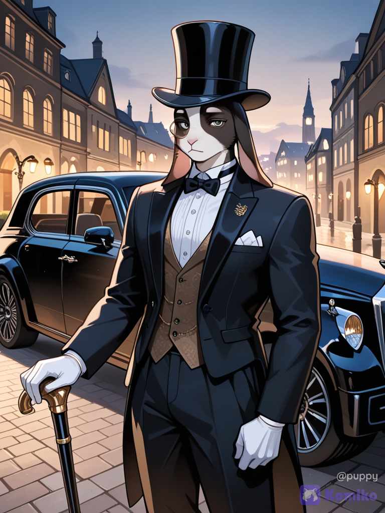 Rolls royce phantom & Mr.rabbit ???