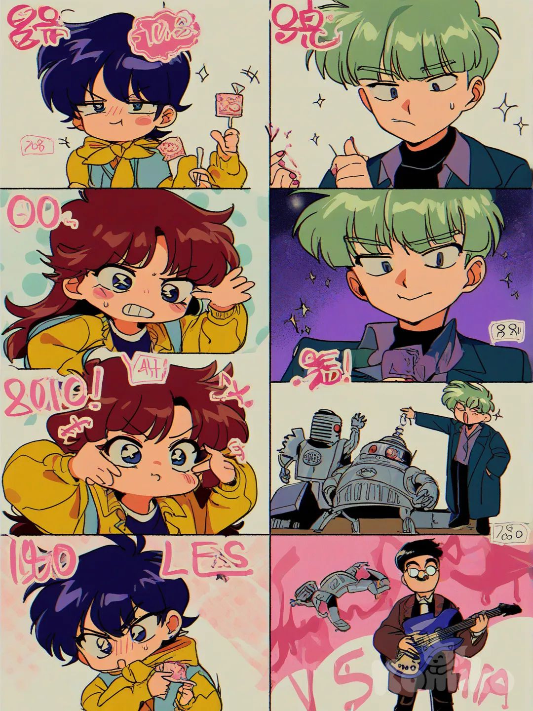 [90s-shojo-style] dr who , time lord , vs , dalek , time war , drwho 9 doctor
