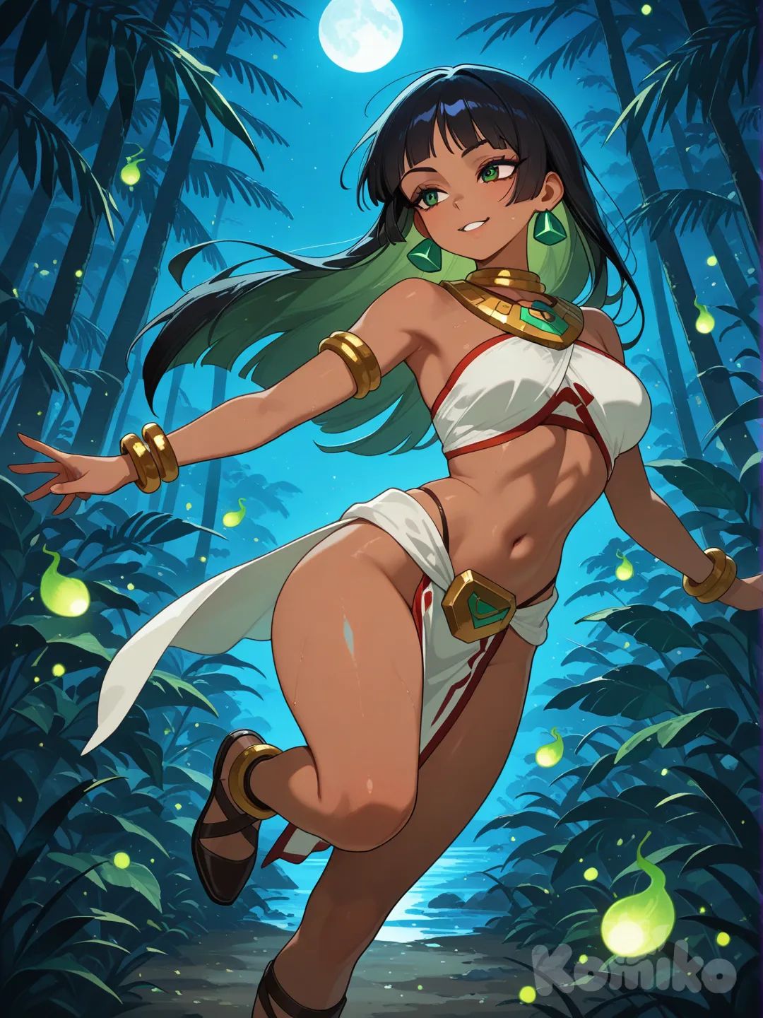 chel morena, el dorado, ojos verdes, dancing, fireflies