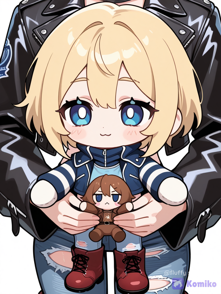 Kara y su plushie kawaii 💕