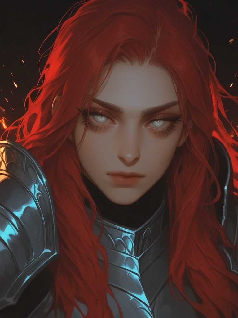 fiery knight