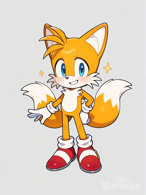 @Tails_(Sonic) haz un tails al estilo chibi