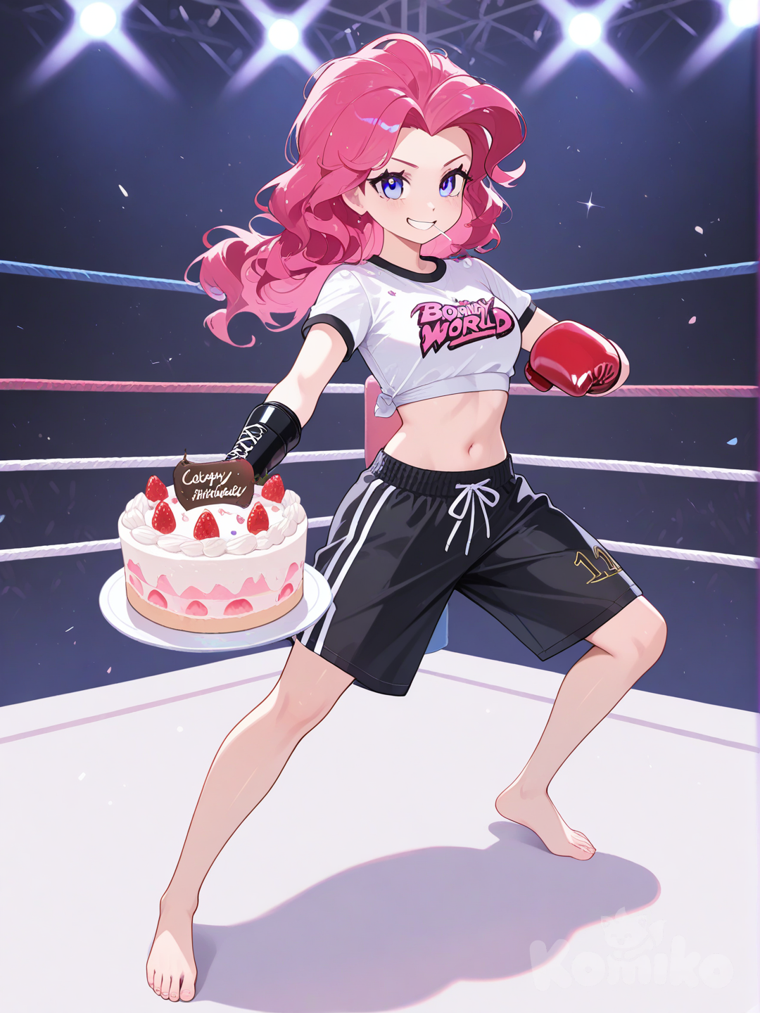 Pinkie pie boxing champ