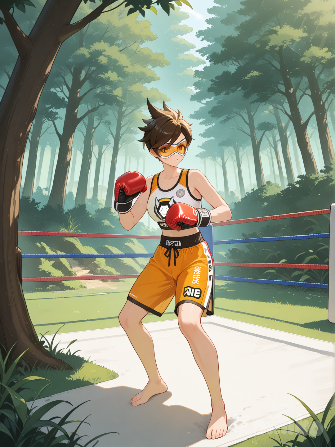 Trace (overwatch) boxing champ 