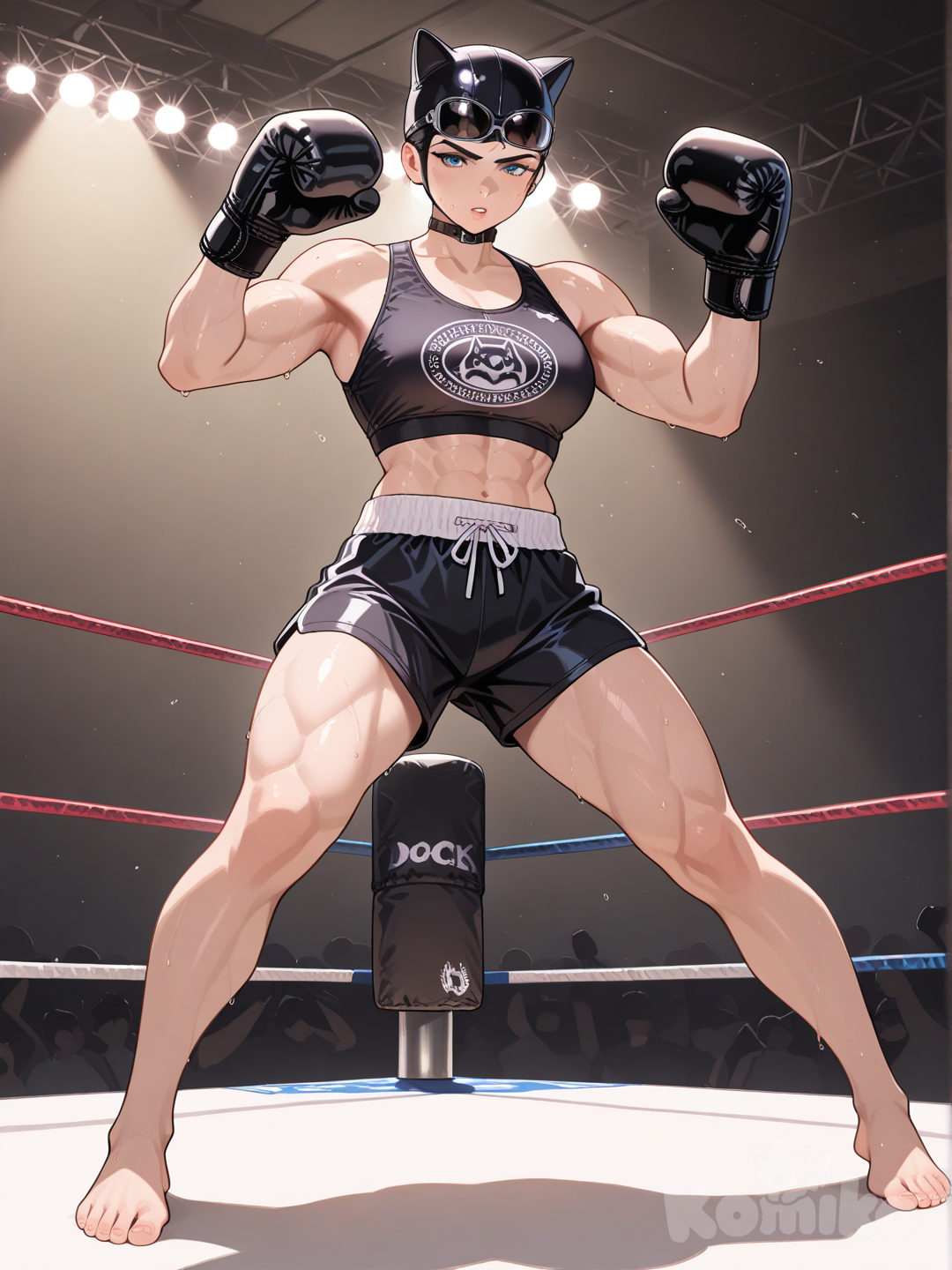 Catwoman  boxing champ
