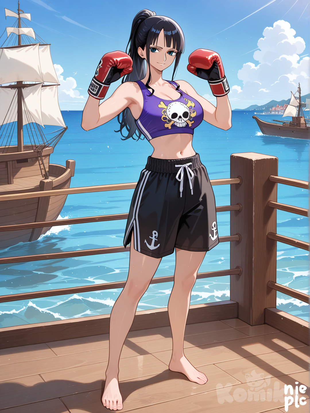 Nico Robin boxing champ