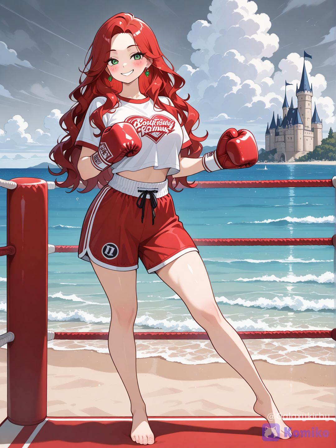 Princess Ariel boxing champ