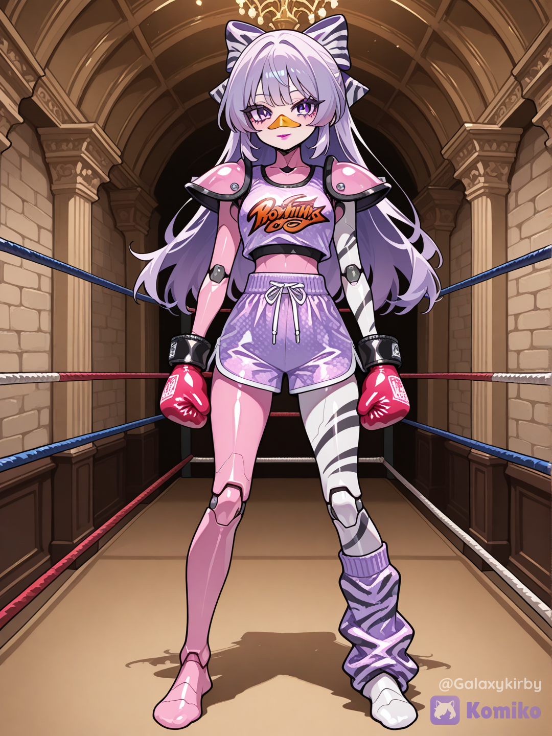 Glamrock chica (fnaf sb) boxing champ