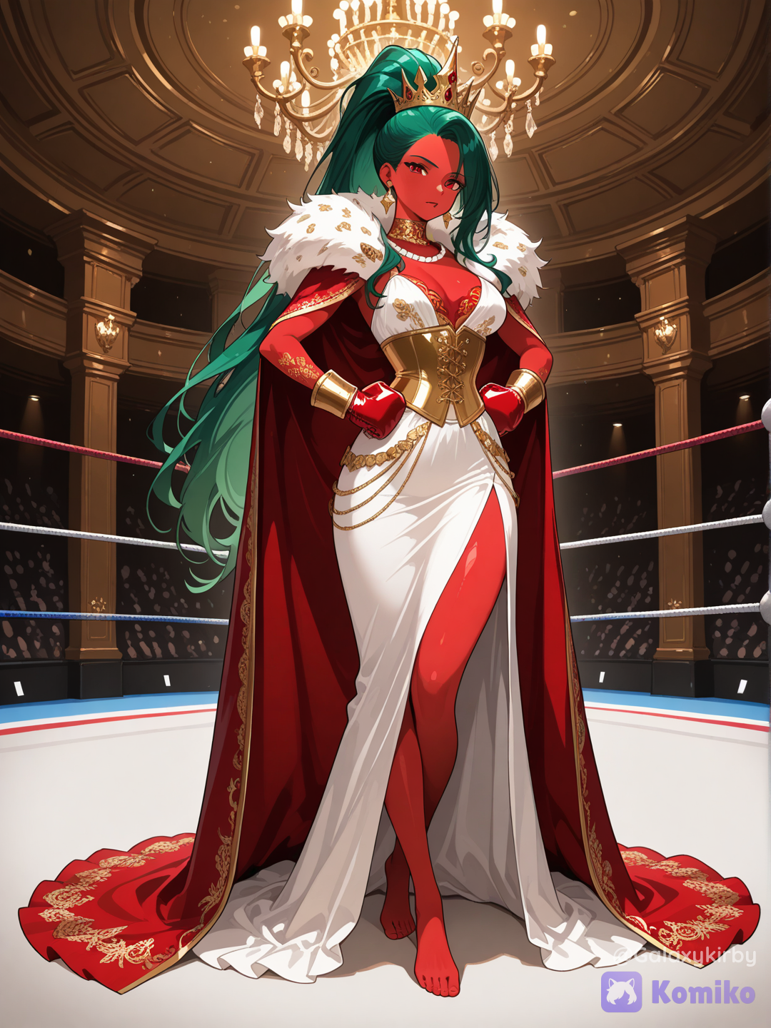 Queen emeraldanna boxing champ