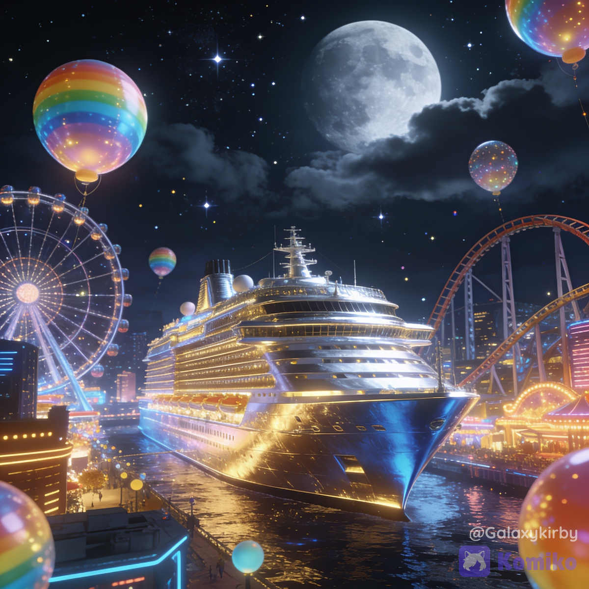 Comedy and love Cruise city