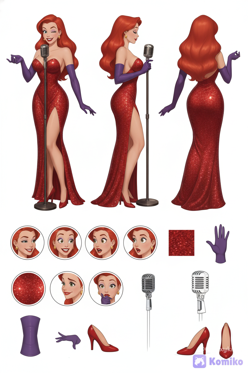 Jessica rabbit character sheet
